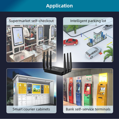 Industrial Dual Band 1200Mbps Wifi 4G Router RJ45 WAN LAN Ethernet LTE Sim Card